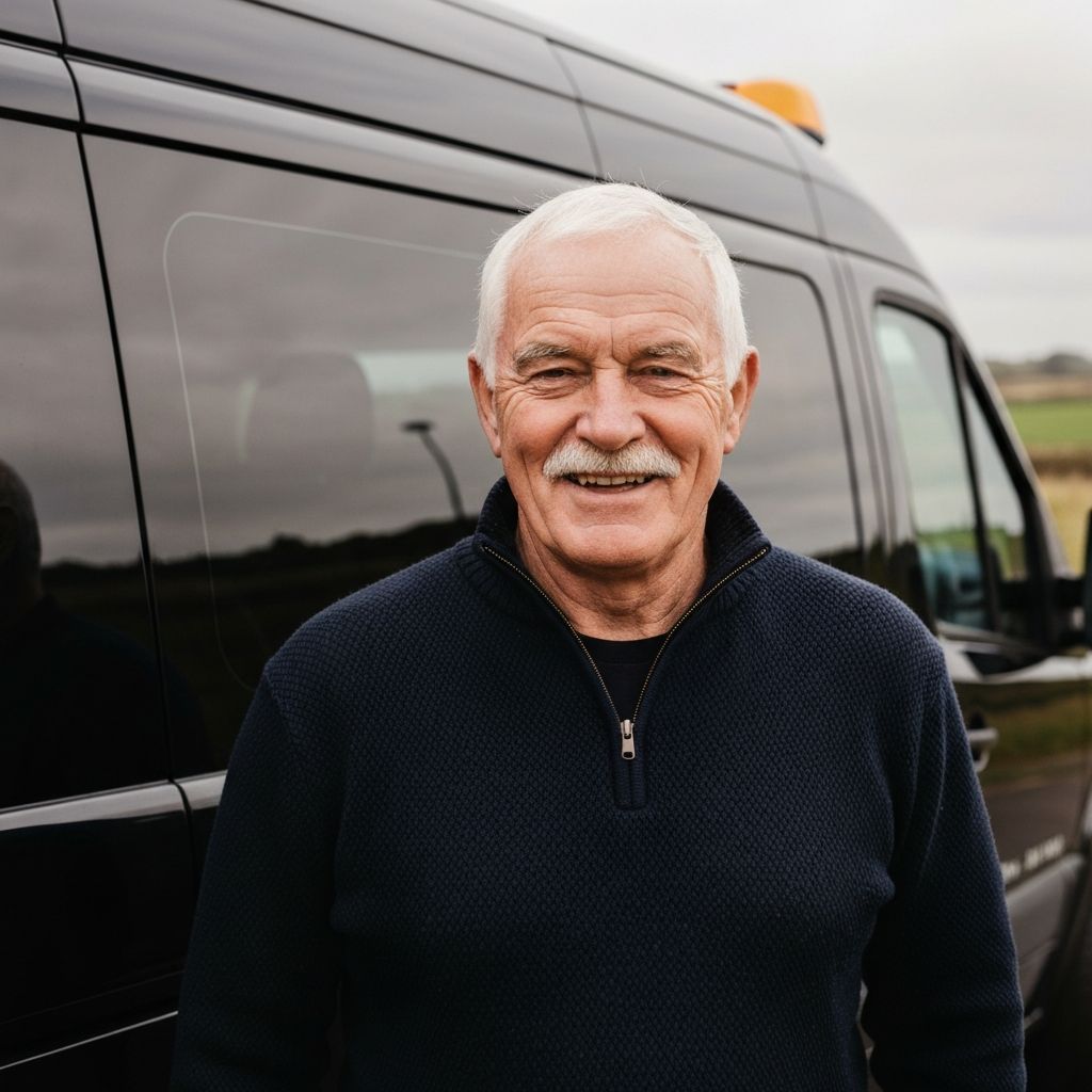 Davie, Driver at St Andrews Shuttle