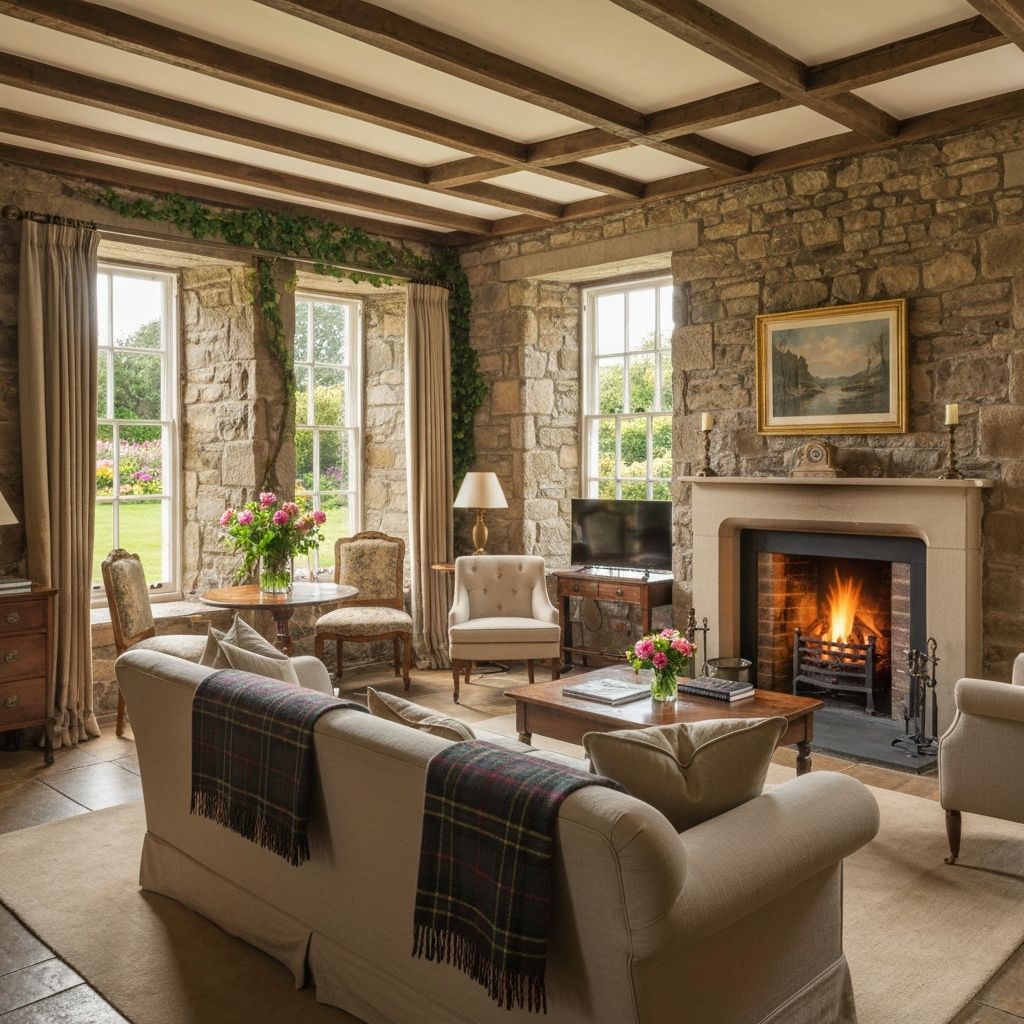 A luxury Premier Stays Fife cottage interior